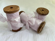 Load image into Gallery viewer, Botanical Dyed Silk Ribbon- Camellia (Light)