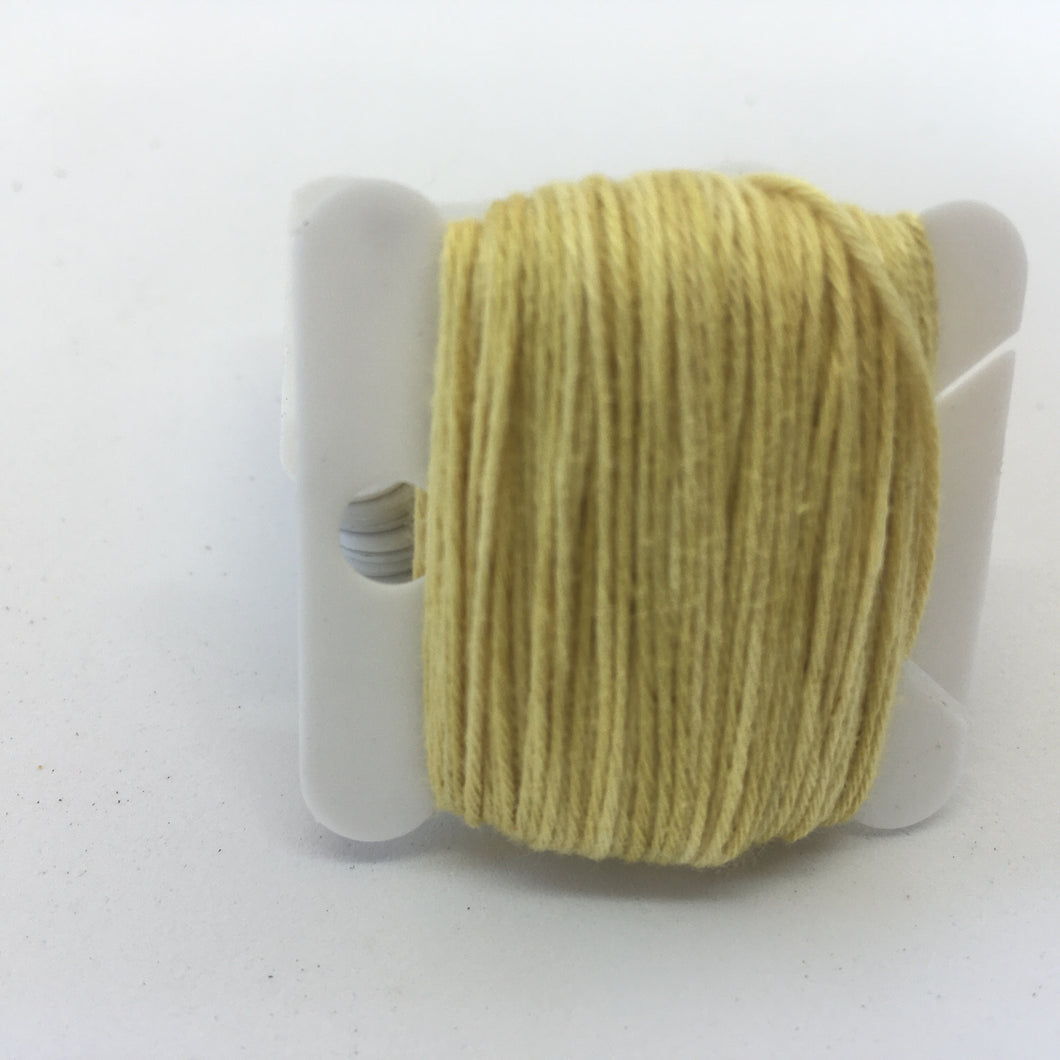 Botanical Dyed Sashiko Thread-  Light Marigold   20metres