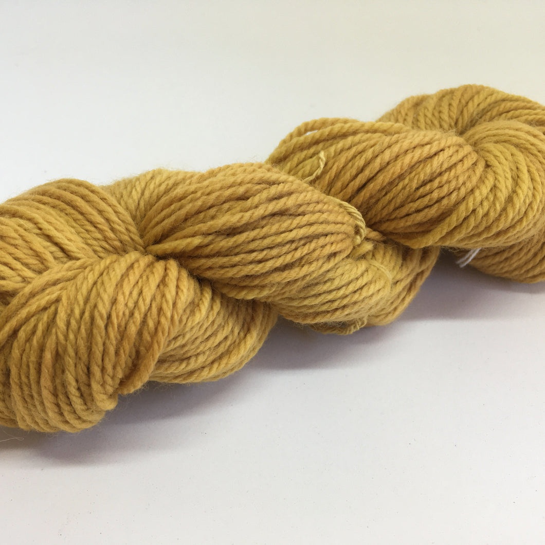 Botanical Dyed Wool Yarn 8ply- Eucalyptus 50grams