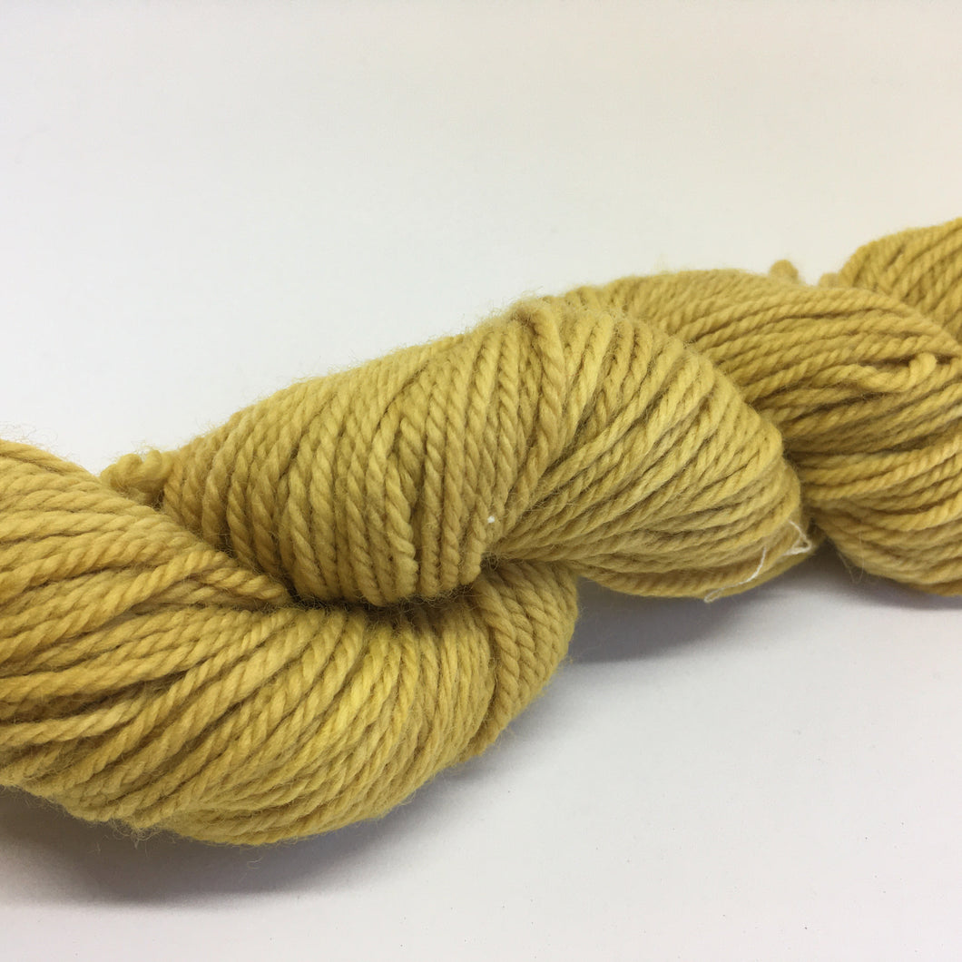 Botanical Dyed Wool Yarn 8ply- Eucalypus  50grams
