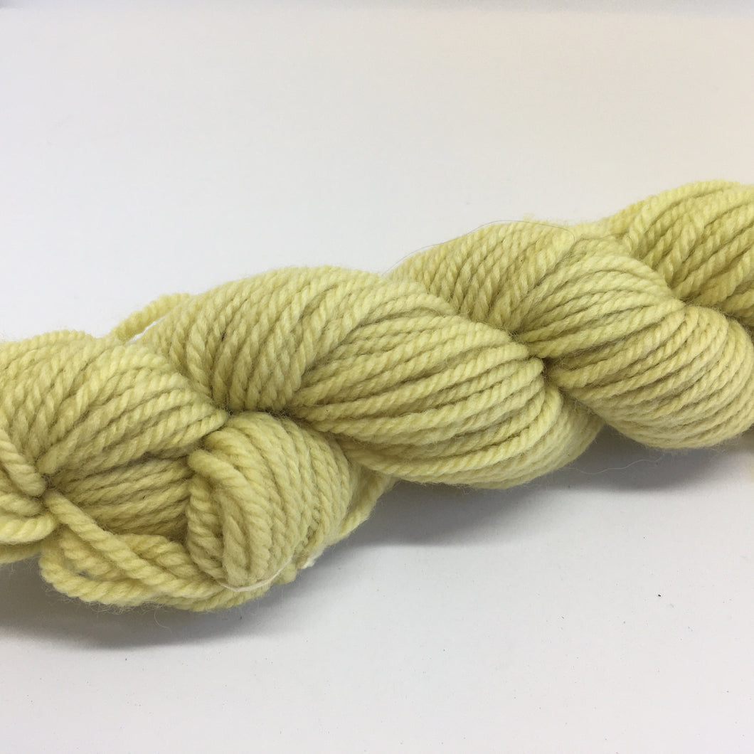 Botanical Dyed Wool Yarn 8ply- Queen Anne Lace 50grams