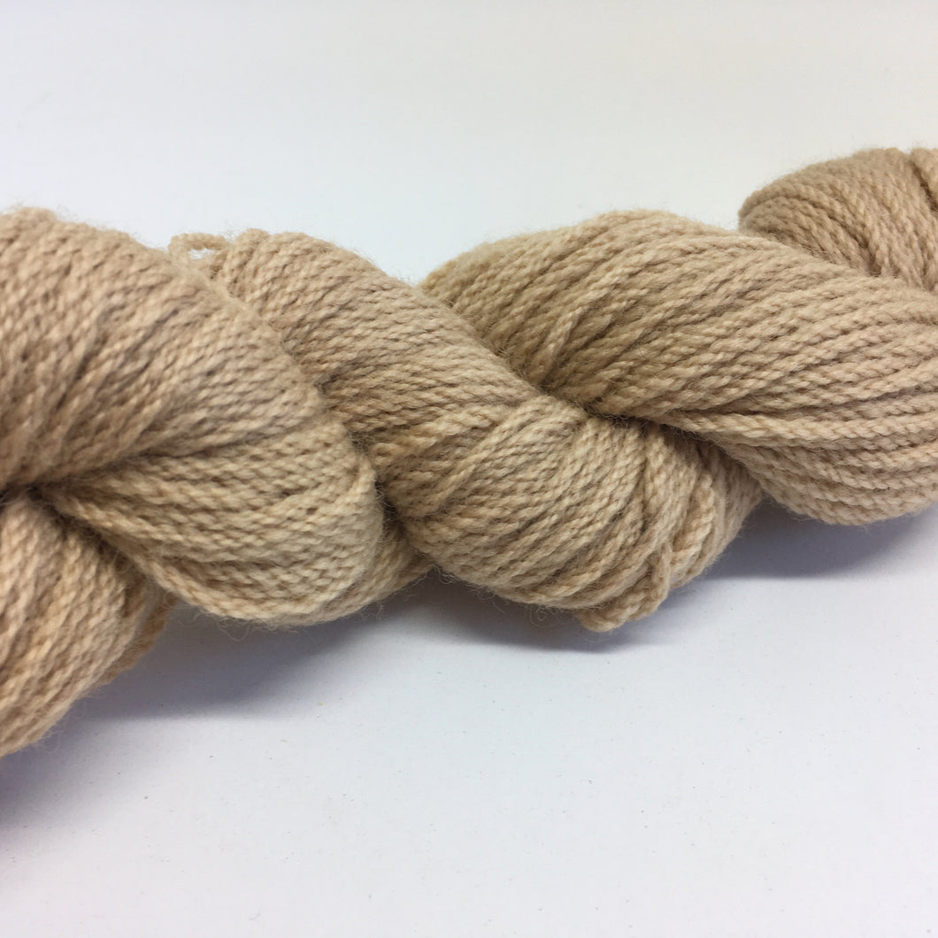Botanical Dyed Wool Yarn 8ply- Madder and Iron water  50grams