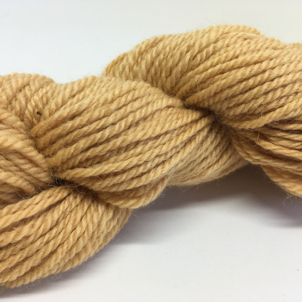 Botanical Dyed Wool Yarn 8ply- Madder and Iron water  50grams