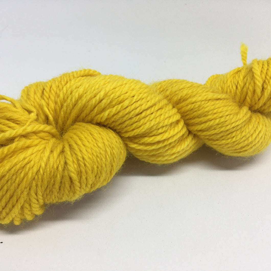 Botanical Dyed Wool Yarn 8ply-  Orange Marigolds 50grams