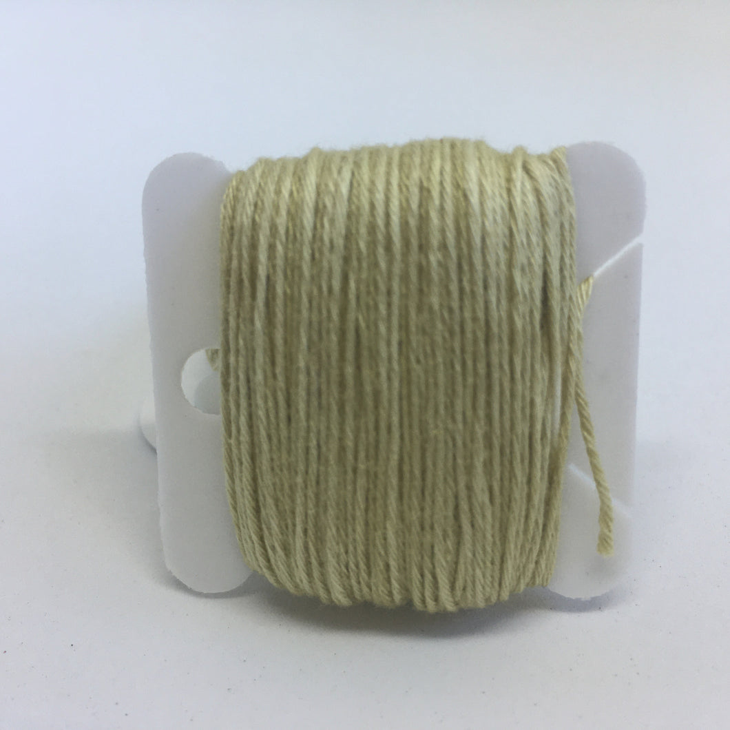 New Botanical Dyed Sashiko Thread-  Onion skins, modified Light    20metres
