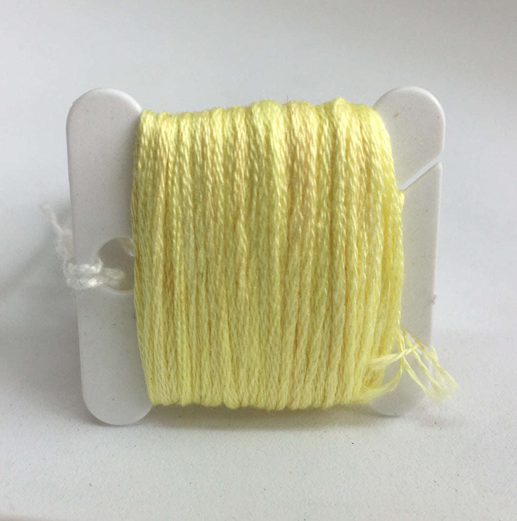Botanical Dyed Embroidery Thread- Coreopsis  Light 8metres