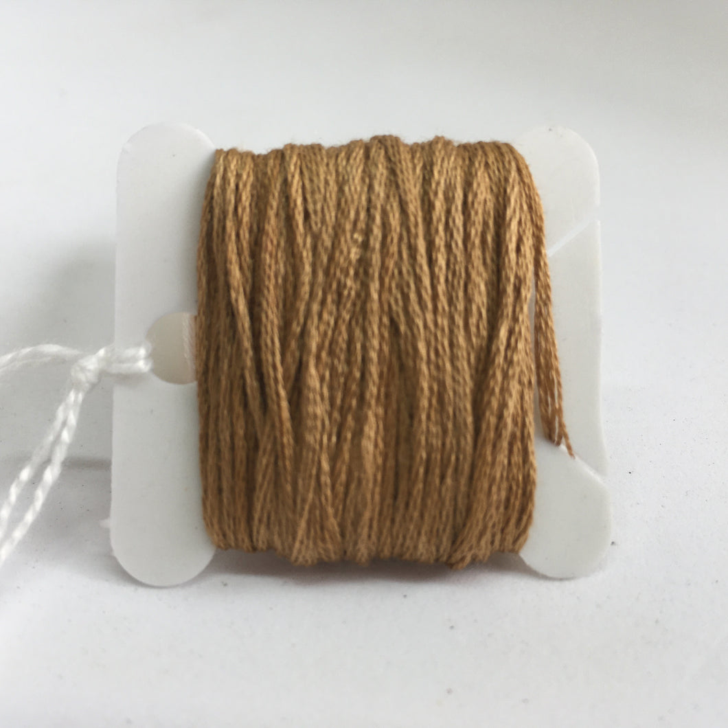 Botanical Dyed Embroidery Thread-  Cutch 8metres